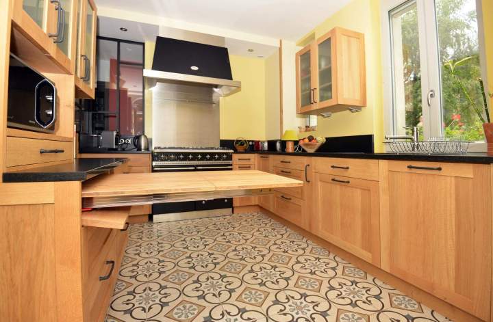 Mobilier de cuisine en bois Nord Aveyron